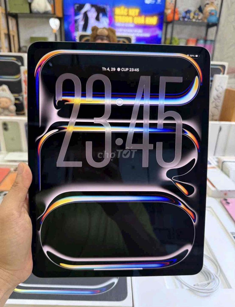 Apple iPad Pro M4 13 inch 256GB Sạc 15L Đen 98.5%. Mua bán Máy tính bảng tại Thành phố Thủ Đức Tp Hồ Chí Minh được đăng bởi Táo Uy Tín Store  Sỉ Lẻ Iphone Ipad Macbook hình 1