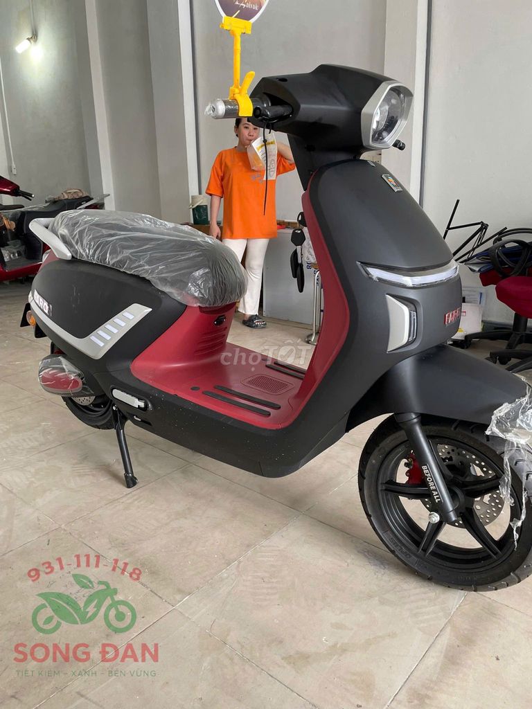 🚨Faro đen đỏ nhám –Đẹp ngất ngây,sang hơn cả Vespa. Mua bán Xe điện tại Quận Bình Tân Tp Hồ Chí Minh được đăng bởi Xe Điện Song Đan  Before NPP MN hình 3