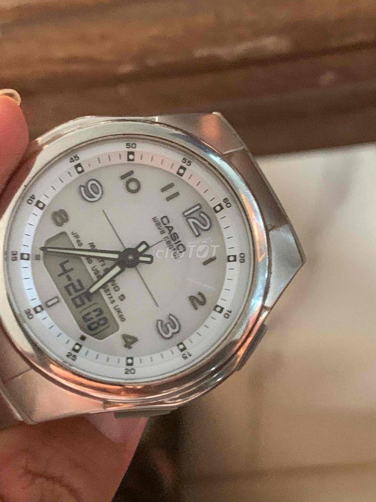 Đồng hồ Casio Wave Ceptor WVA-M630 Nam Bạc. Mua bán Đồng hồ tại Thành phố Sa Đéc Đồng Tháp được đăng bởi cầm đồ sa Đéc hình 1