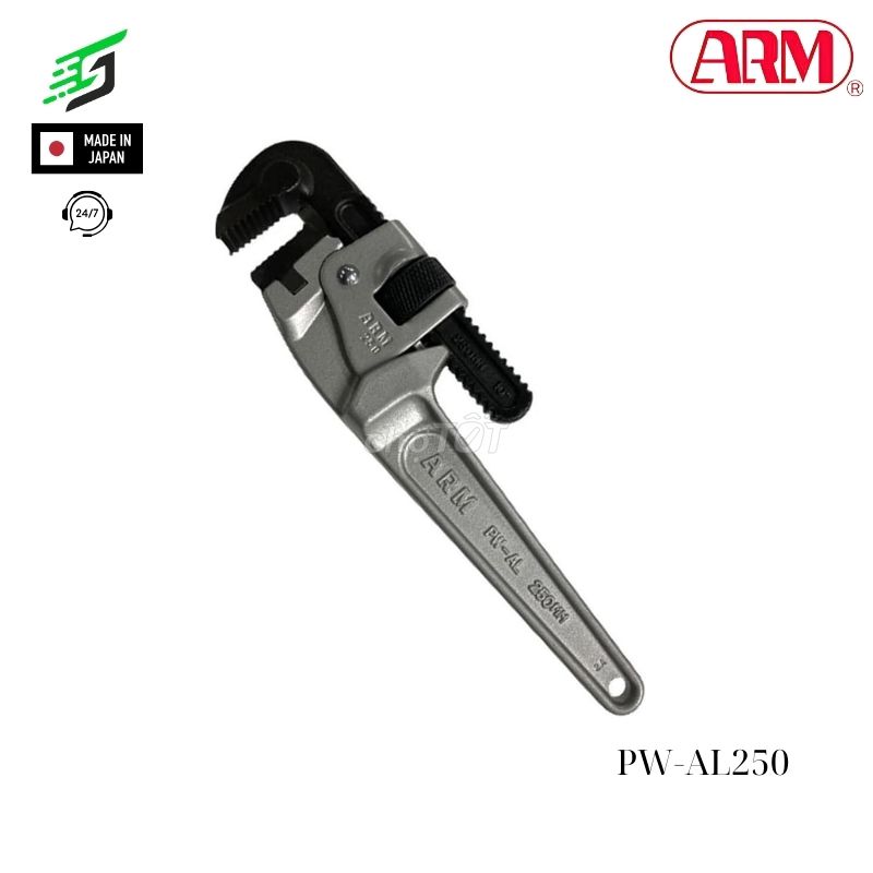 Mỏ lết răng cán nhôm ARM PW-AL250