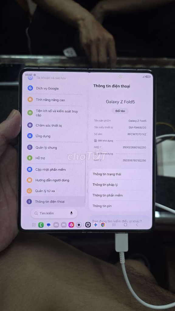 Z Fold5 12GB/256GB chấm tí màn. Mua bán Điện thoại tại Quận Thanh Xuân Hà Nội được đăng bởi Shandp thanh xuân hình 1