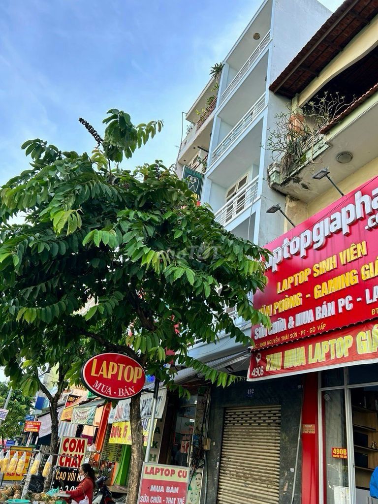 bán nhà mặt tiền đường Nguyễn Thái Sơn,phường 5, gò vấp 35m2 Giá:9,3Tỷ