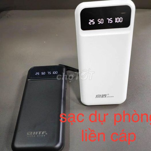 Pin dự phòng 10.000mAh liền cáp  Power Bank