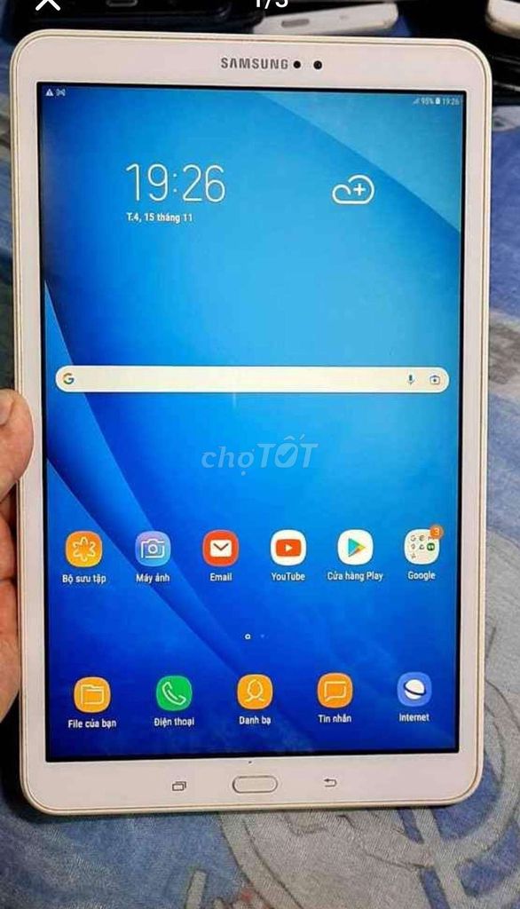 Em bán MTB Samsung Galaxy tab A- 10.5 inch Trắng. Mua bán Máy tính bảng tại Huyện Ba Tri Bến Tre được đăng bởi Phan Hải BT hình 1