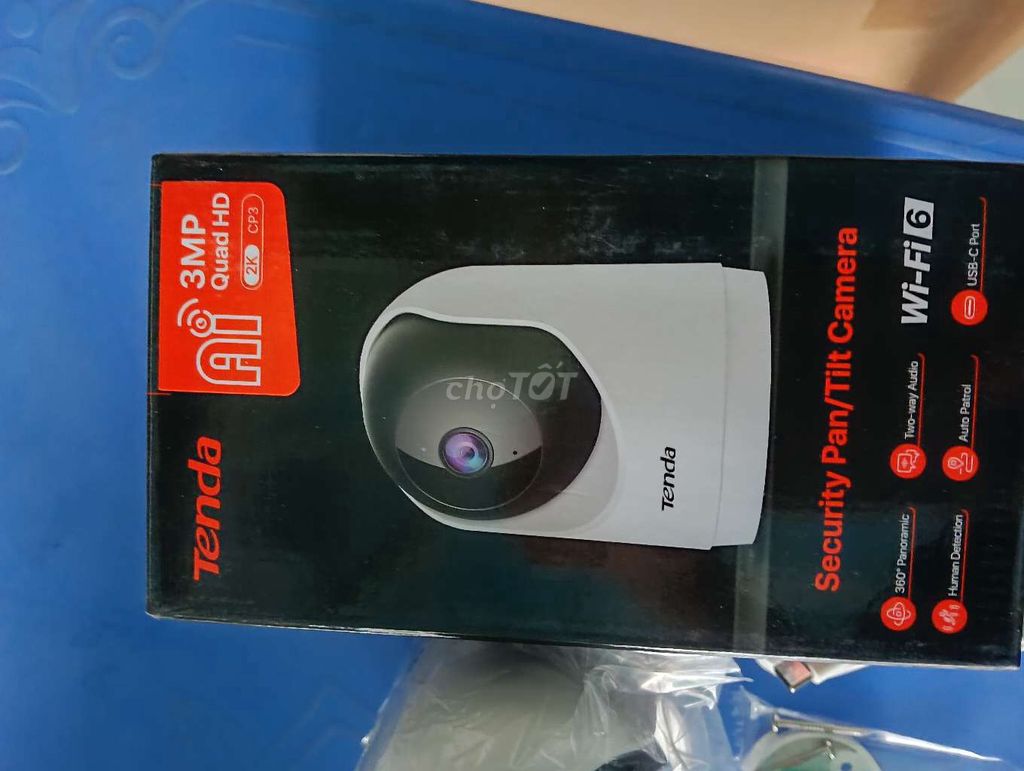 Camera an ninh Tenda 3MP Trắng. Mua bán Máy ảnh, Máy quay tại Thành phố Rạch Giá Kiên Giang được đăng bởi camera102 com hình 1