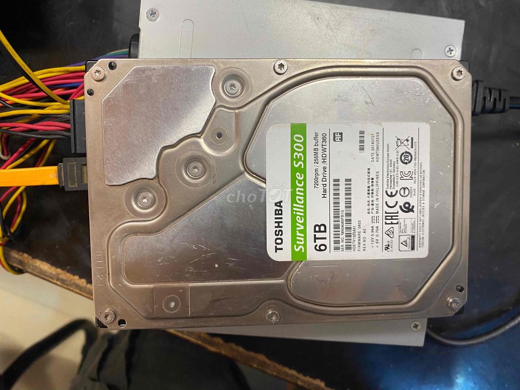 Ổ cứng HDD Toshiba S300 HDWT360 6TB Đã qua sử dụng. Mua bán Linh kiện (RAM, Card...) tại Huyện Lạng Giang Bắc Giang được đăng bởi Nguyễn Thanh Hải hình 1