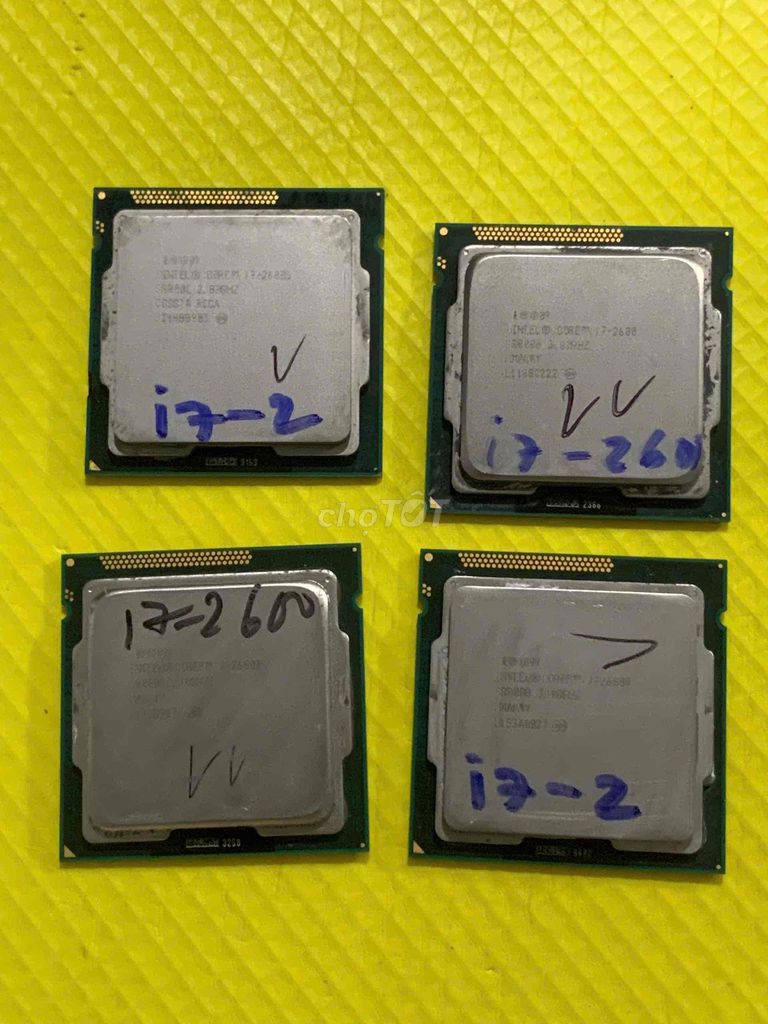 CPU Intel Core i7-2600 Đã sử dụng. Mua bán Linh kiện (RAM, Card...) tại Quận 10 Tp Hồ Chí Minh được đăng bởi Vi Tính Quận 10 hình 1