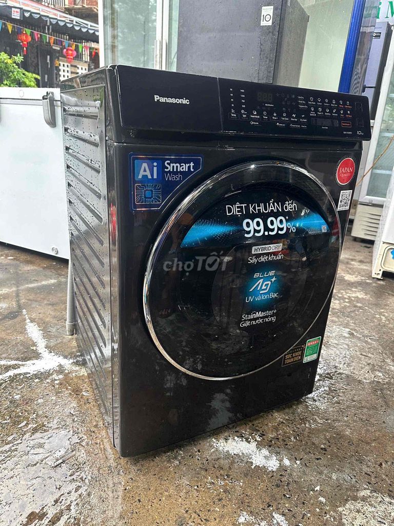 Máy giặt sấy Panasonic NA-V10FR1 Đen 10kg. Mua bán Máy giặt tại Quận Cẩm Lệ Đà Nẵng được đăng bởi Nguyễn Xuân Trường hình 1