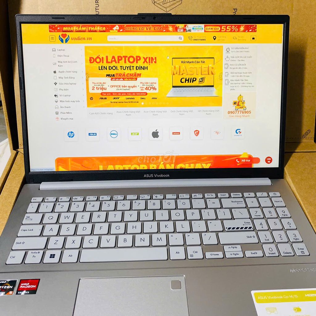 Asus Vivobook E1504FA R5-7520U-16G-512G-Full Box. Mua bán Laptop tại Quận Ninh Kiều Cần Thơ được đăng bởi Võ Diện hình 1