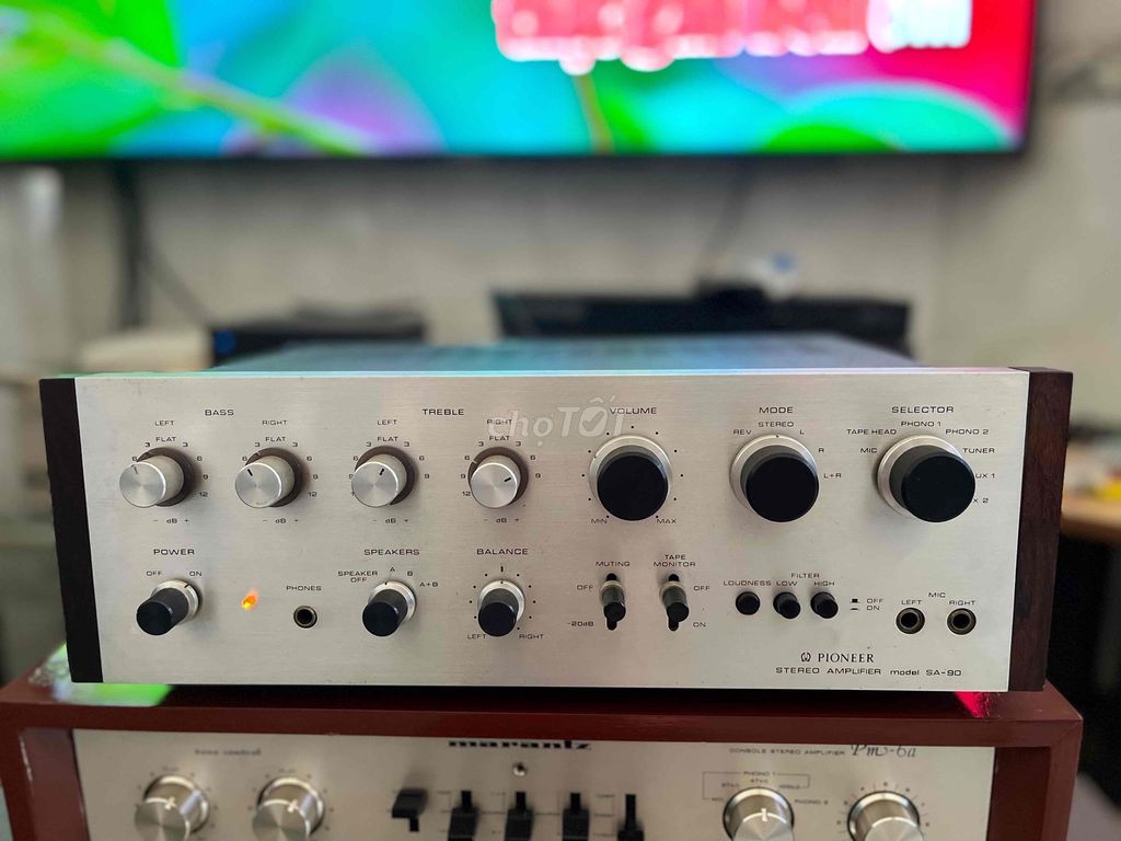 Ampli Pioneer SA-90 4 sò sắt cũ. Mua bán Tivi, Âm thanh tại Quận 8 Tp Hồ Chí Minh được đăng bởi Gia Huy Audio  hình 1