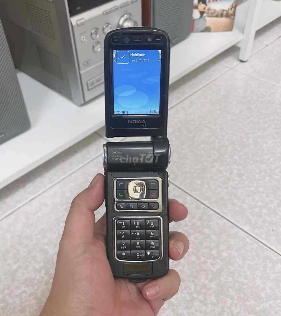 Nokia N93 full tính năng, máy kèm pin zin & thẻ. Mua bán Điện thoại tại Quận Tân Bình Tp Hồ Chí Minh được đăng bởi Tom hình 1