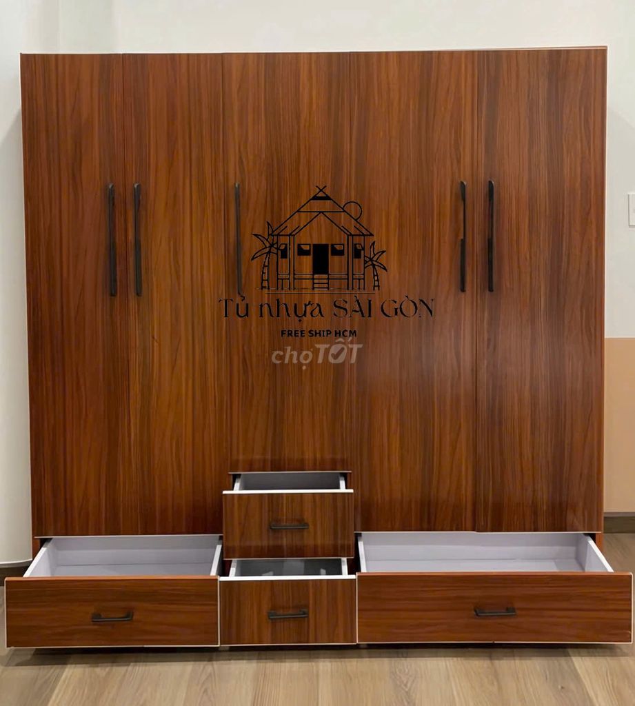 Tủ quần áo Nhựa Đài Loan 1m85x1m8x45cm . Mua bán Tủ, kệ gia đình tại Thị xã Bến Cát Bình Dương được đăng bởi Cửa Hàng Nội Thất hình 1