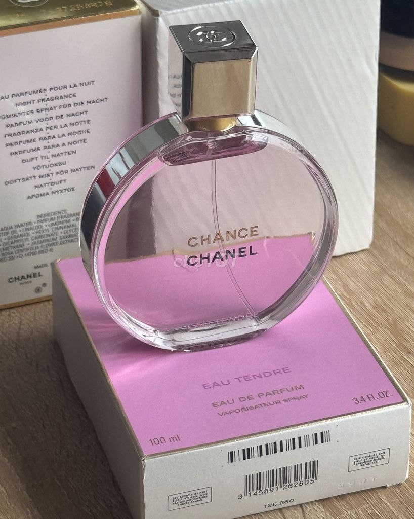 Nước hoa Chanel Chance Eau Tendre Nữ 100ml. Mua bán Nước hoa tại Quận Phú Nhuận Tp Hồ Chí Minh được đăng bởi Thủy Tiên hình 1