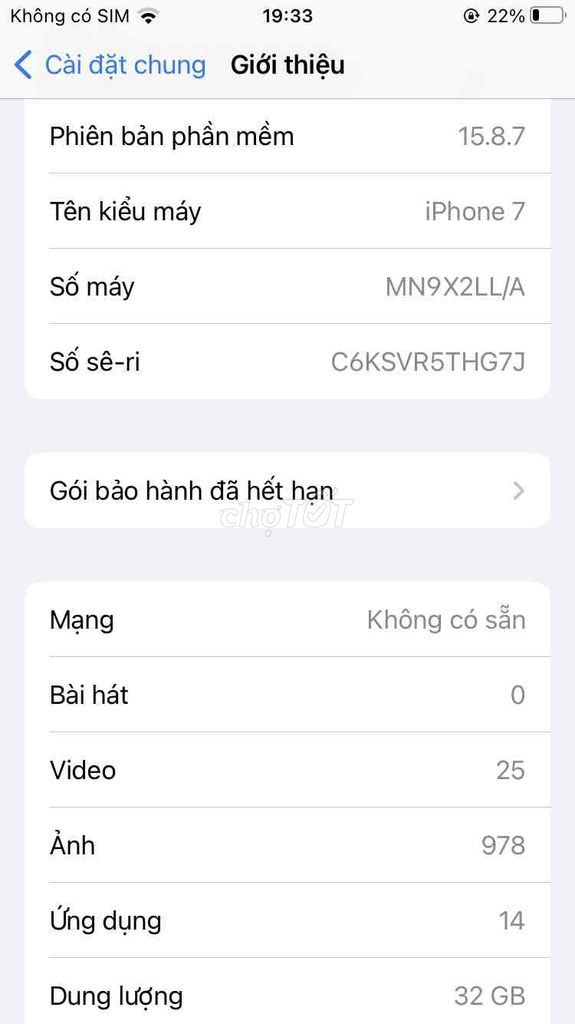 Apple iPhone 7 32GB Hồng Nguyên zin. Mua bán Điện thoại tại Quận Đống Đa Hà Nội được đăng bởi Hai Hưng hình 1