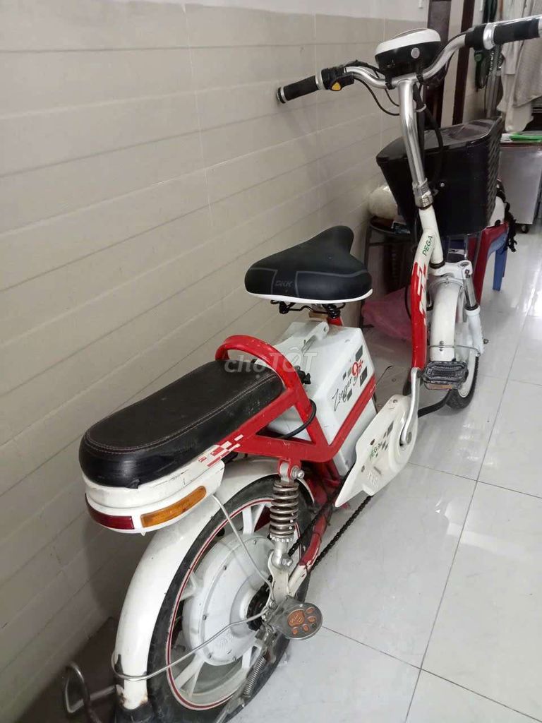Xe đạp điện Pega Zinger 9 Đỏ, Trắng Đã sử dụng. Mua bán Xe điện tại Thành phố Biên Hòa Đồng Nai được đăng bởi mưa xa hình 1