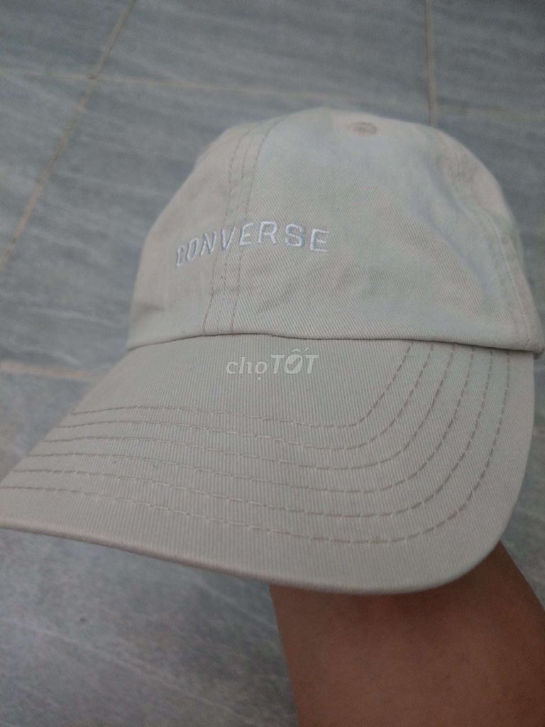 Mũ lưỡi trai Converse U.S.A TClasicMateCream