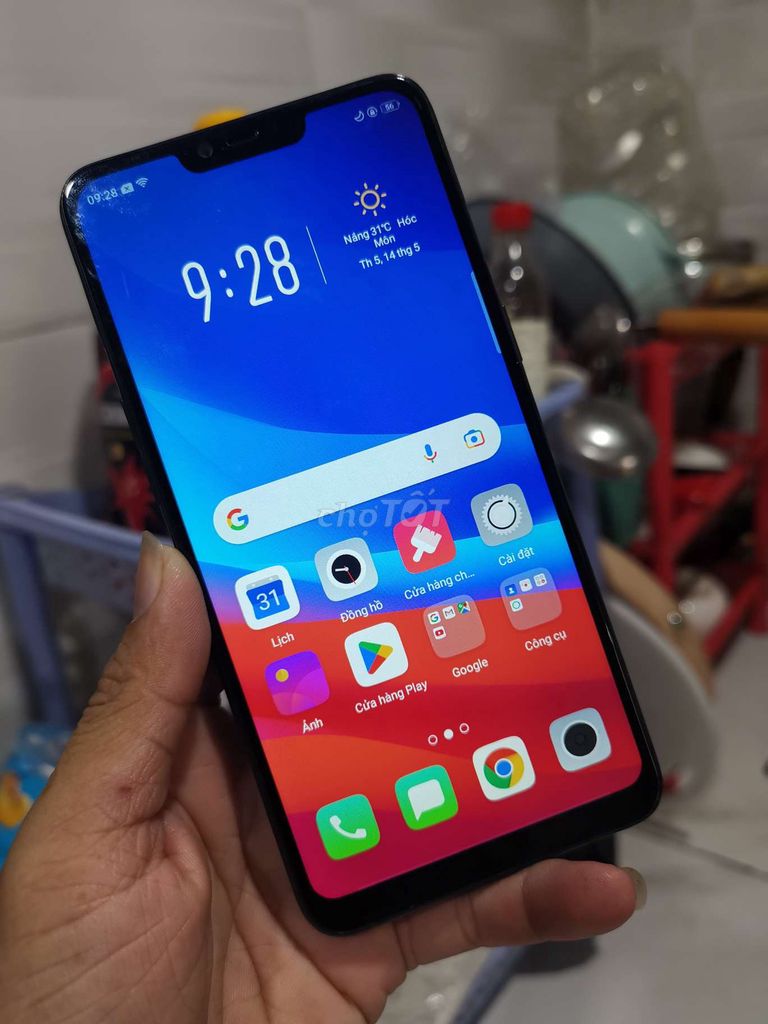 Oppo A3s 6/128GB full, pin ngon. Mua bán Điện thoại tại Quận 12 Tp Hồ Chí Minh được đăng bởi Phước Trần hình 1