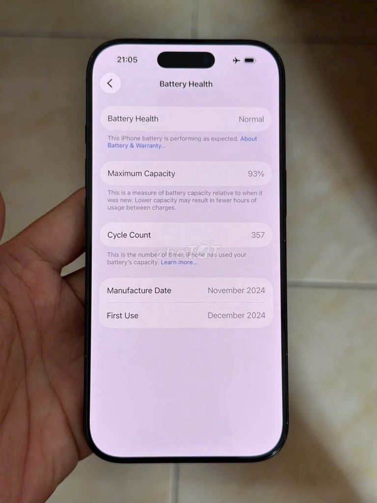 Apple iPhone 16 Pro 256GB Đen Đã sử dụng. Mua bán Điện thoại tại Quận 10 Tp Hồ Chí Minh được đăng bởi Hội Đồ Điện Tử hình 1