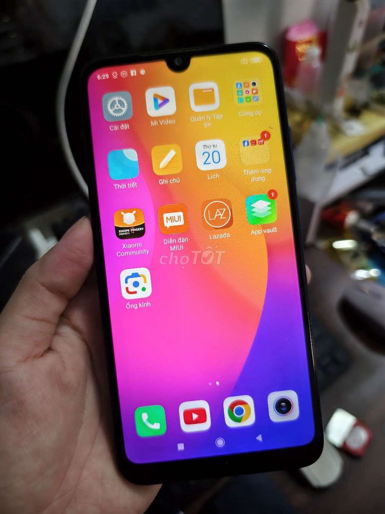 Xiaomi Redmi 7 32GB Xanh Đã sử dụng. Mua bán Điện thoại tại Huyện Núi Thành Quảng Nam được đăng bởi Thanh Ph  hình 1