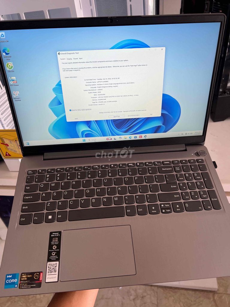 Lenovo i5-gen11 / 8gb / ssd 256gb / fhd. Mua bán Laptop tại Thành phố Tây Ninh Tây Ninh được đăng bởi Laptoptâyninh hình 1