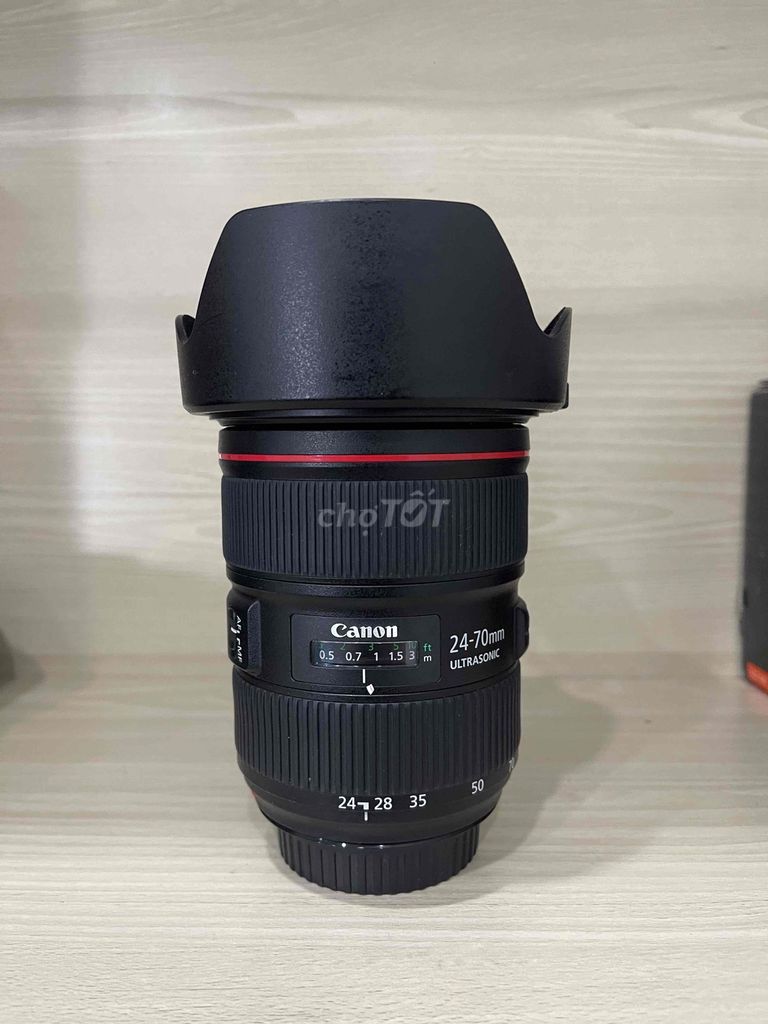 Ống kính Canon EF 24-70mm f/2.8L II USM Đen. Mua bán Máy ảnh, Máy quay tại Quận Nam Từ Liêm Hà Nội được đăng bởi Nghia Nguyen hình 1
