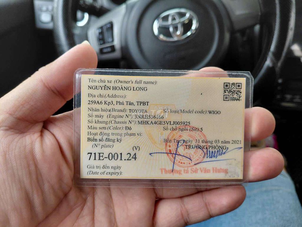 Xe Wigo 2021 1.2 MT - 128477 km. Mua bán Ô tô tại Quận 3 Tp Hồ Chí Minh được đăng bởi danh hình 10