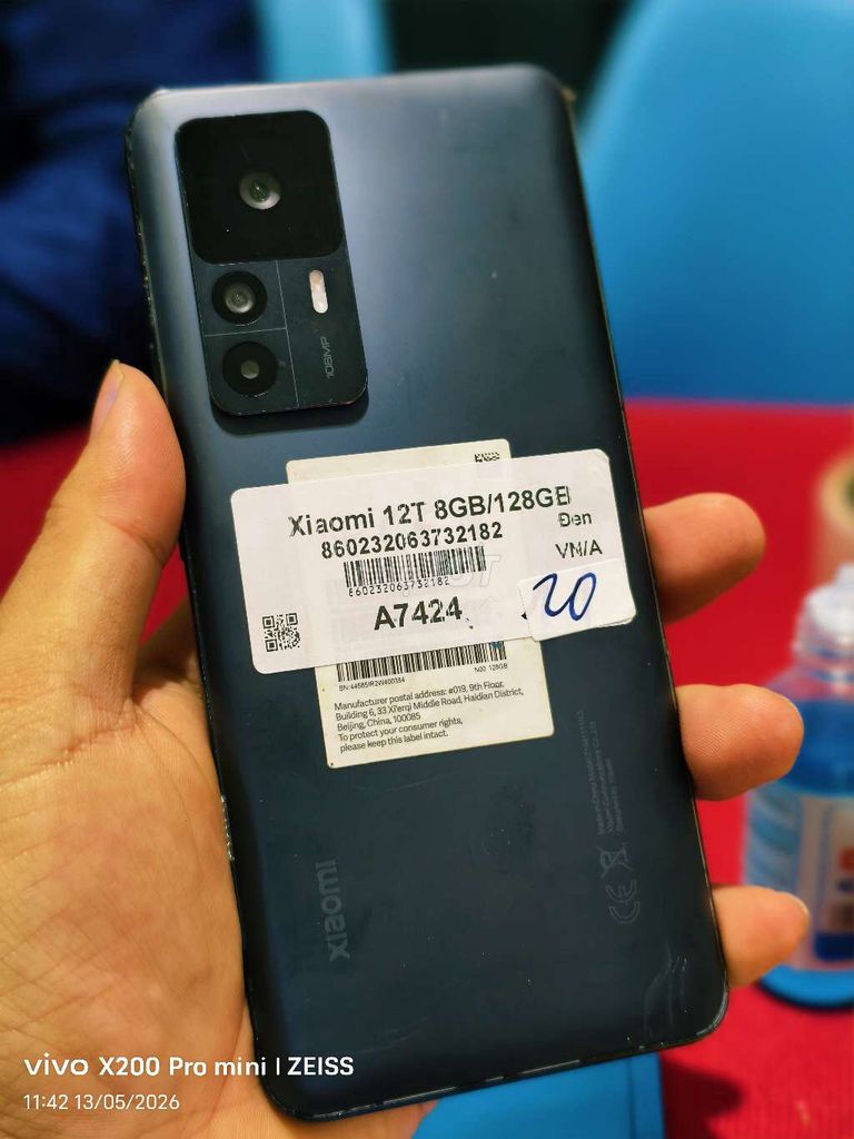 Xiaomi 12T 128GB màn thay. Mua bán Điện thoại tại Quận Tân Bình Tp Hồ Chí Minh được đăng bởi Táo Bán Lổ hình 1