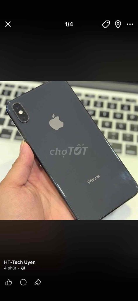 Apple iPhone XS Max 256GB Đen Đã dùng. Mua bán Điện thoại tại Thành phố Biên Hòa Đồng Nai được đăng bởi Uyên Phạm hình 1