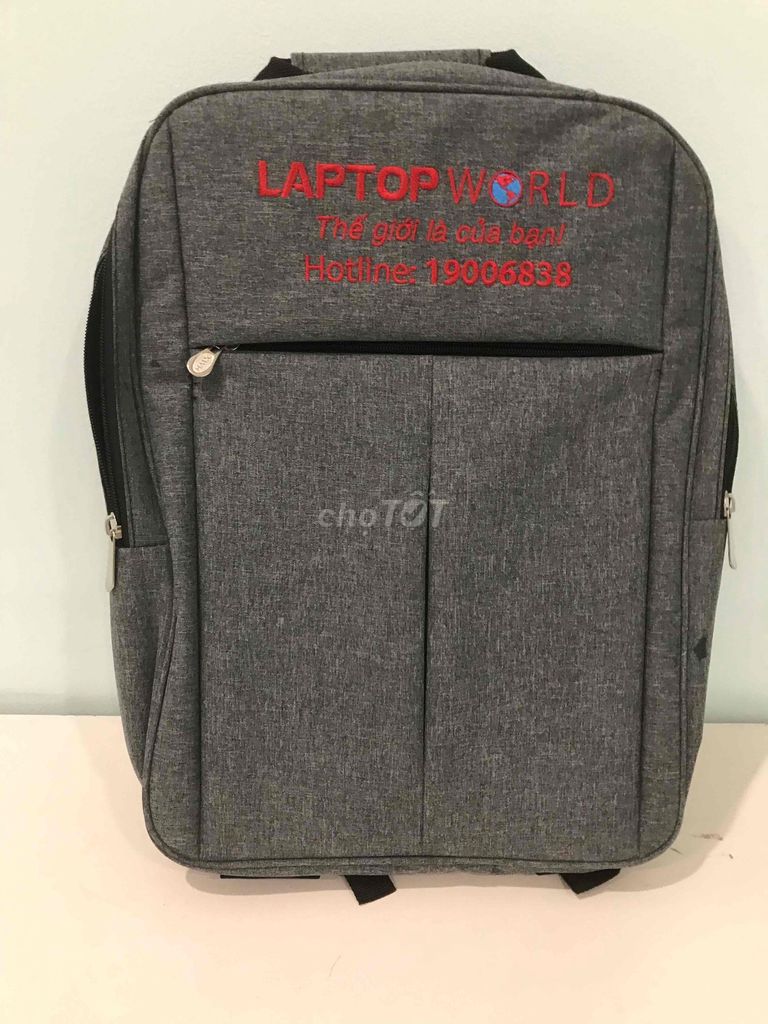 Balo Vải Xám 4 ngăn Unisex. Mua bán Túi xách tại Quận Thanh Xuân Hà Nội được đăng bởi Trần Phương Hoa  hình 1