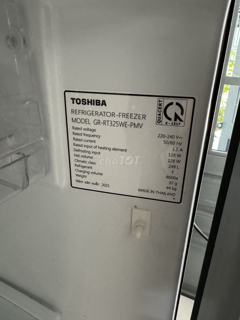 Tủ lạnh Toshiba Inverter 249L
