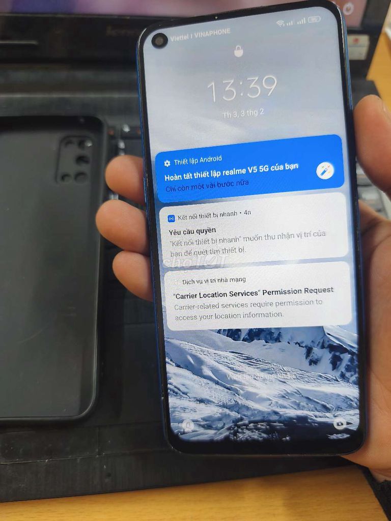 Realme V5 5G 128GB Xanh. Mua bán Điện thoại tại Huyện Thanh Trì Hà Nội được đăng bởi hoàng long hình 1