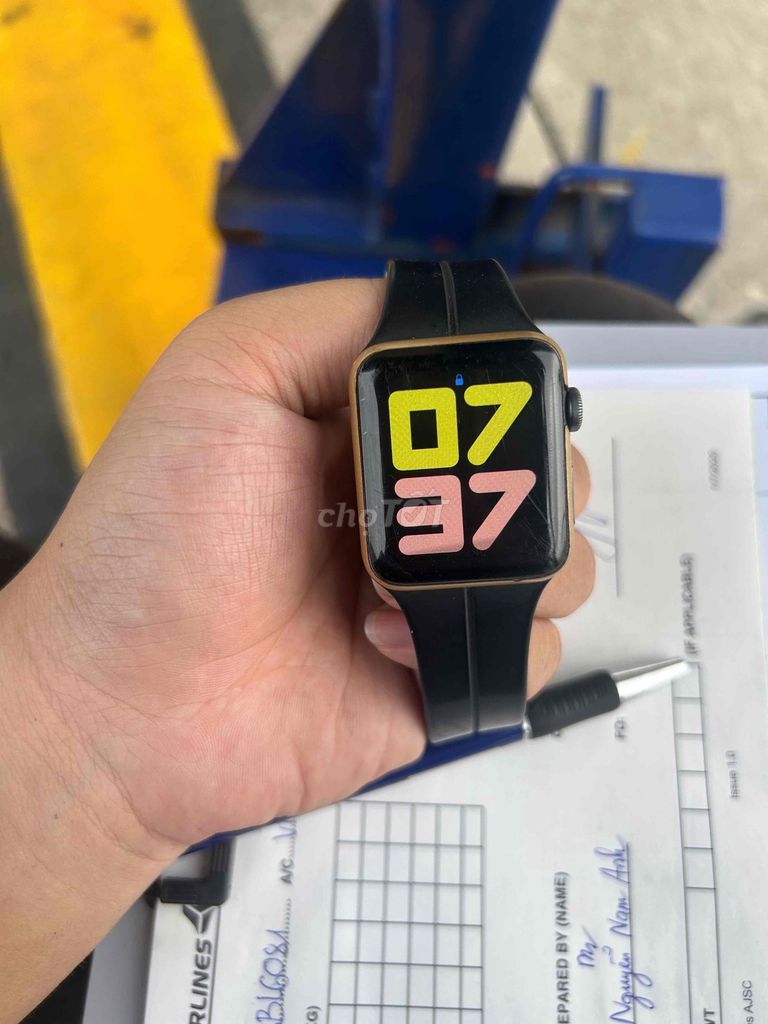 Apple Watch Series 3 Vàng 42mm. Mua bán Thiết bị đeo thông minh tại Quận Long Biên Hà Nội được đăng bởi nam anh nguyễn hình 1