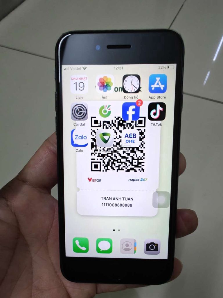 Apple iPhone 7 32GB Đen 97%. Mua bán Điện thoại tại Thành phố Thủ Đức Tp Hồ Chí Minh được đăng bởi Anh Tuan Tran hình 1