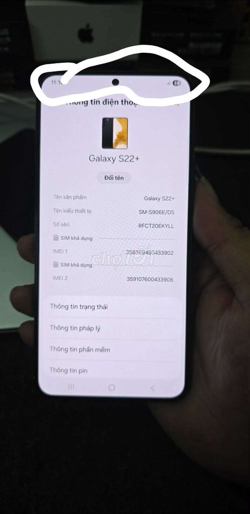 Samsung Galaxy S22+ zin all lỗi siu nhẹ. Mua bán Điện thoại tại Quận Ba Đình Hà Nội được đăng bởi Duc Minh hình 1