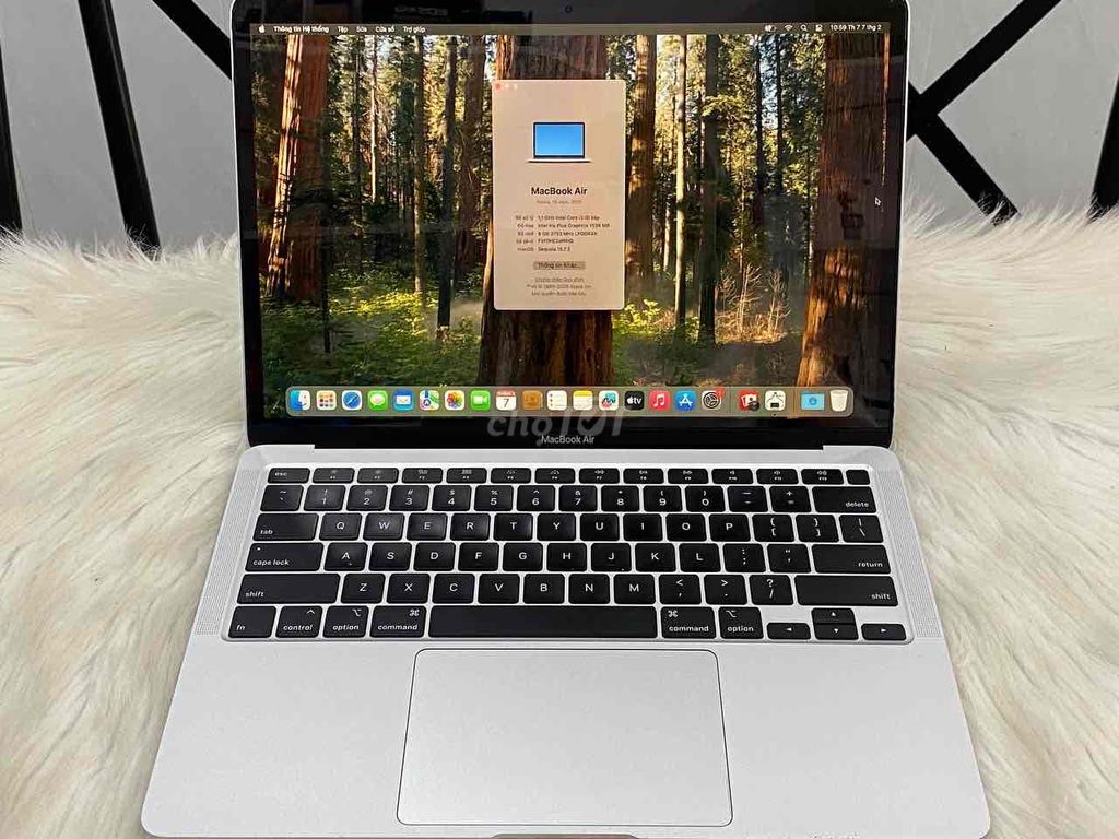 MacBook Air 2020 i3 8GB/256GB silver đẹp. Mua bán Laptop tại Quận 5 Tp Hồ Chí Minh được đăng bởi Phan Thế Phong  hình 1