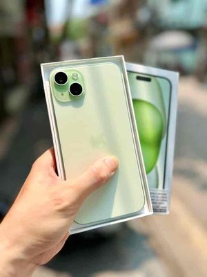 iPhone 15 Plus 128G Green FULLBOX new CHẤT 02/2025