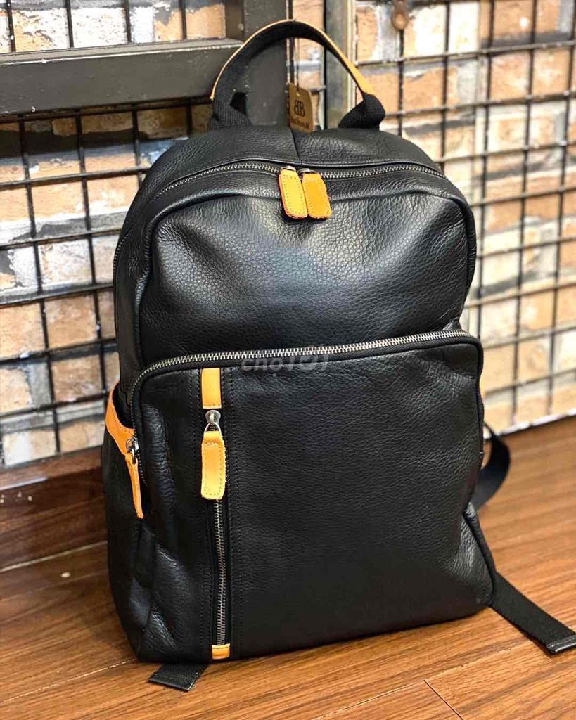 Balo Da thật Unisex phong cách trẻ trung, hiện đại. Mua bán Túi xách tại Huyện Kiến Thuỵ Hải Phòng được đăng bởi  Nguyễn Minh Châu hình 1