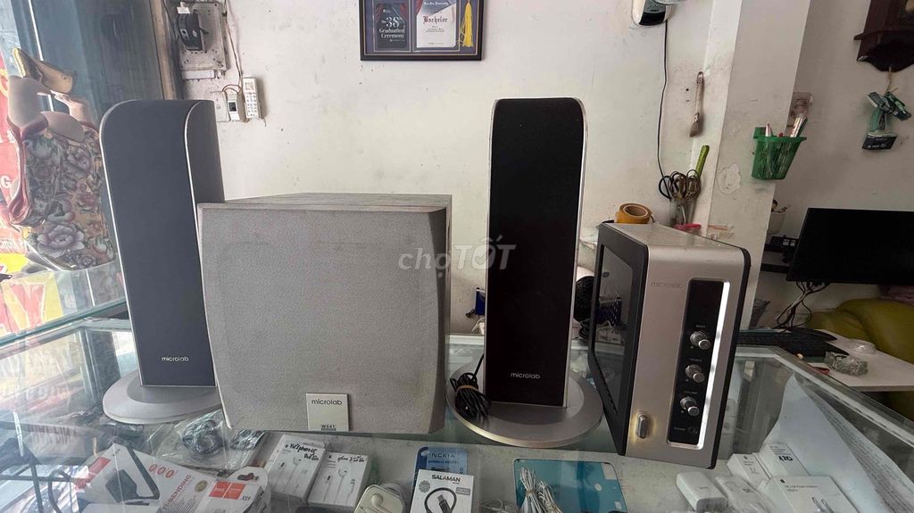 Hệ thống loa 2.1 Microlab FC361 Đen, Xám. Mua bán Tivi, Âm thanh tại Quận 3 Tp Hồ Chí Minh được đăng bởi Lê Thanh hình 1