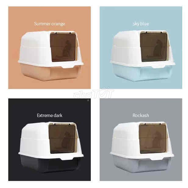 Nhà vệ sinh cho mèo trắng đen Nhựa PP. Mua bán Phụ kiện, Thức ăn, Dịch vụ tại Quận 6 Tp Hồ Chí Minh được đăng bởi khanh ngoc hình 1