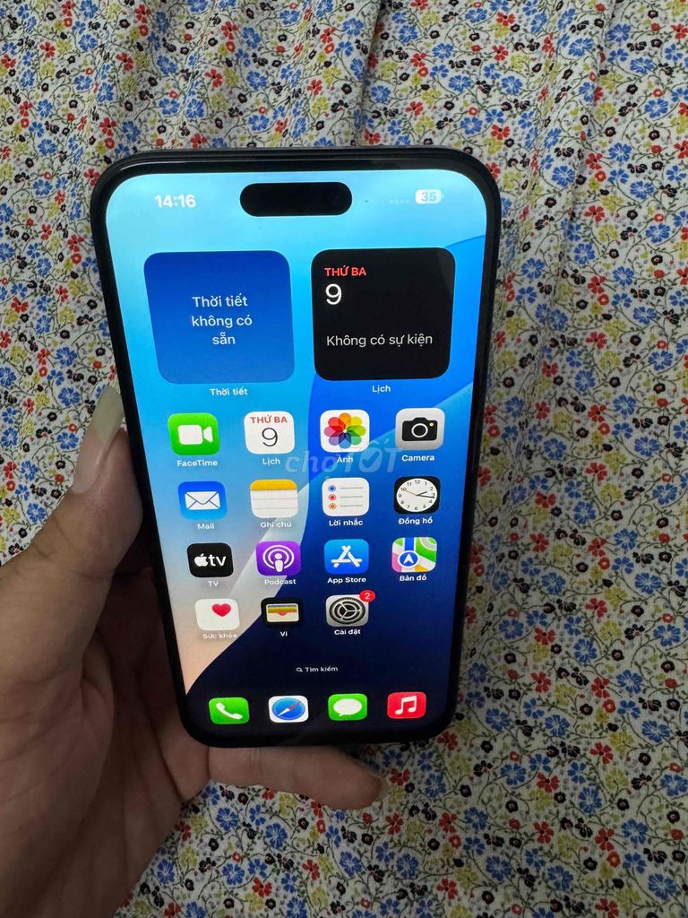 iPhone 16 Plus 128GB QTe truetone face ok lổi sim. Mua bán Điện thoại tại Thành phố Thủ Đức Tp Hồ Chí Minh được đăng bởi bin  hình 1