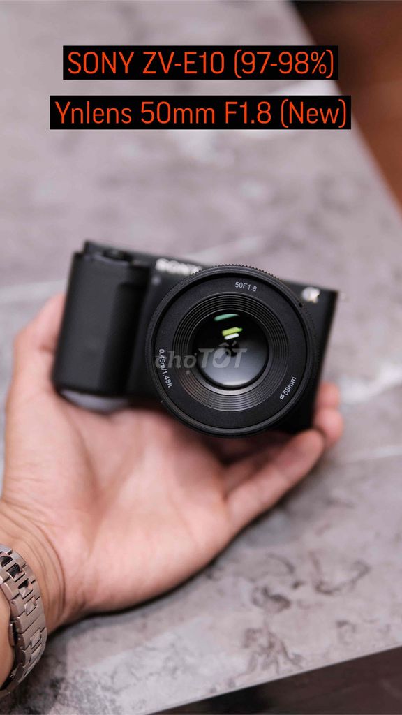 Máy ảnh SONY ZV-E10 + Ynlens 50mm F1.8. Mua bán Máy ảnh, Máy quay tại Thành phố Biên Hòa Đồng Nai được đăng bởi The Pixel Biên Hoà hình 1