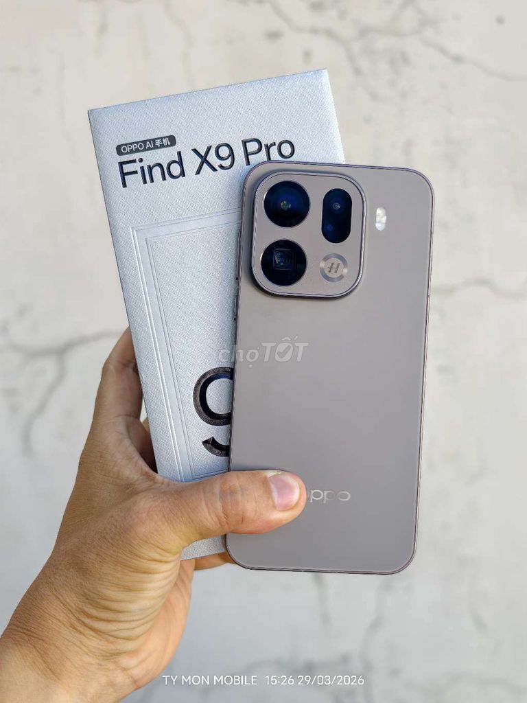 Oppo Find X9 Pro 5G 512GB Xám. Mua bán Điện thoại tại Quận 5 Tp Hồ Chí Minh được đăng bởi TY  MON MOBILE hình 1