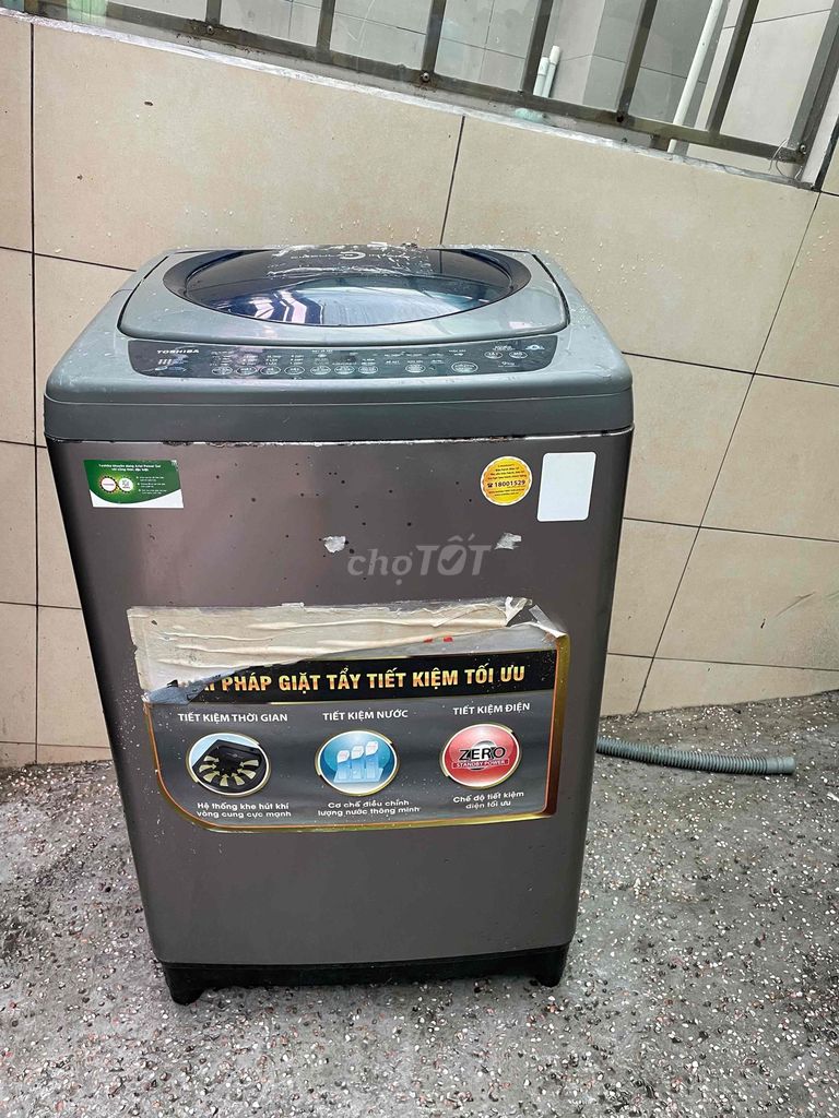Máy giặt Toshiba 9kg Xám. Mua bán Máy giặt tại Quận Bình Thạnh Tp Hồ Chí Minh được đăng bởi NGUYỄN VĂN HÀO hình 1