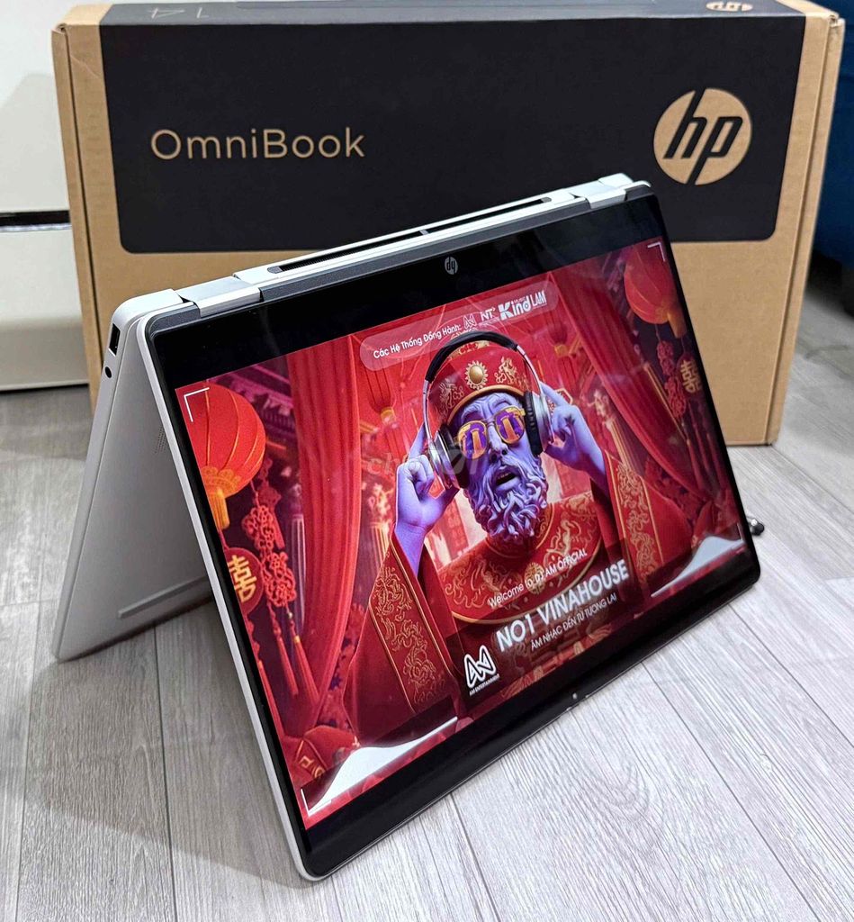 HP OMNIBOOK-ĐẸP KENG-FULL BOX-CẢM ỨNG 360-Bhh dài. Mua bán Laptop tại Quận Hai Bà Trưng Hà Nội được đăng bởi Junioor Computer hình 1