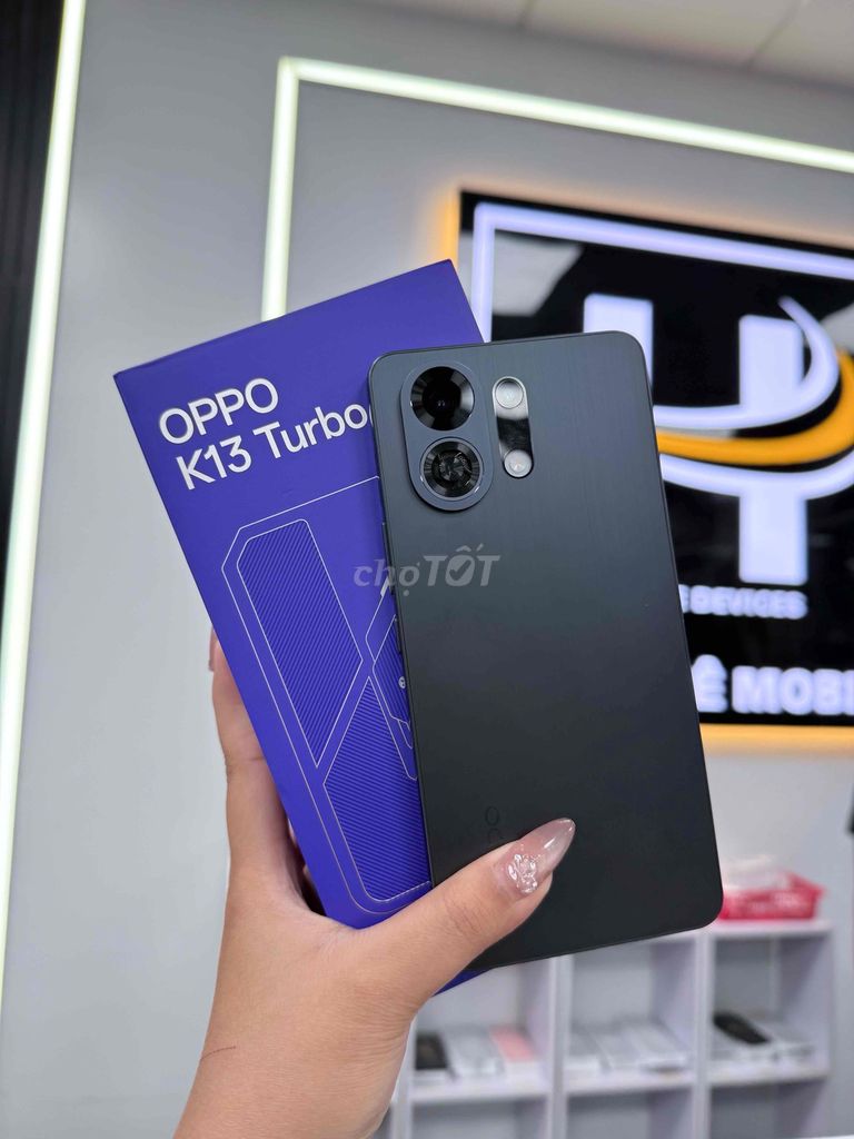 OPPO K13 Turbo Pro-12/256G-Snap8sGen4-Màu Đen Đẹp. Mua bán Điện thoại tại Thành phố Biên Hòa Đồng Nai được đăng bởi Mobile Di Động Biên Hoà hình 1