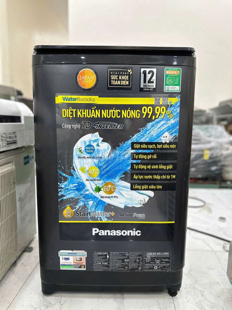 Máy giặt Panasonic Inverter 9.5kg Đen. Mua bán Máy giặt tại Thành phố Sóc Trăng Sóc Trăng được đăng bởi Trung Nghĩa hình 1