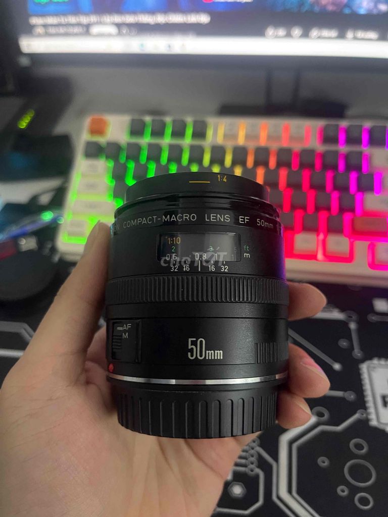 Ống kính Canon 50mm F2.5 Macro Đen. Mua bán Máy ảnh, Máy quay tại Quận Nam Từ Liêm Hà Nội được đăng bởi Nguyễn Xuân Linh hình 1