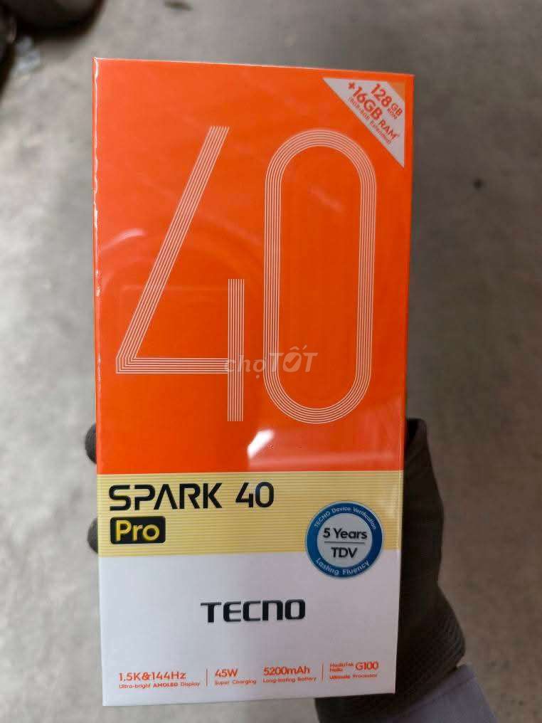 Tecno Spark 40 Pro nguyên seal xám 8/128. Mua bán Điện thoại tại Quận Gò Vấp Tp Hồ Chí Minh được đăng bởi Phát Tiến hình 1