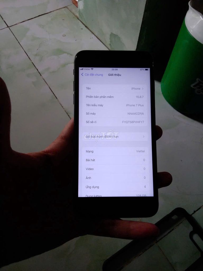 iPhone 7 Plus 128GB Đen. Mua bán Điện thoại tại Thành phố Long Xuyên An Giang được đăng bởi Đông  hình 1