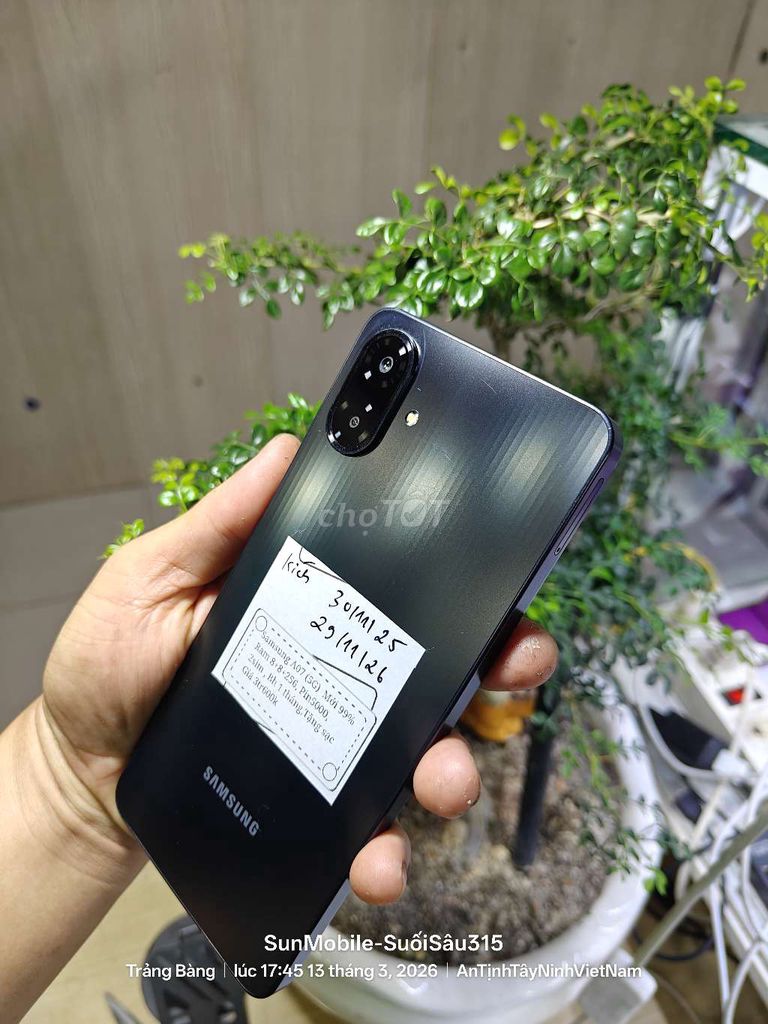 Samsung A07 R8+256 Bh11/2026. Mua bán Điện thoại tại Huyện Trảng Bàng Tây Ninh được đăng bởi Sun Mobile Shop Điện Thoại Trảng Bàng Tây Ninh 01 hình 1
